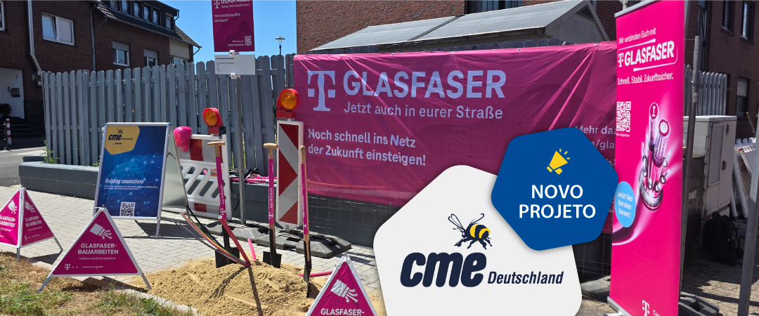 CME Deutschland participa na expansão da rede de fibra . . .